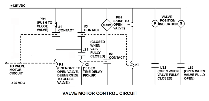 valve motor control circuit -PG-35