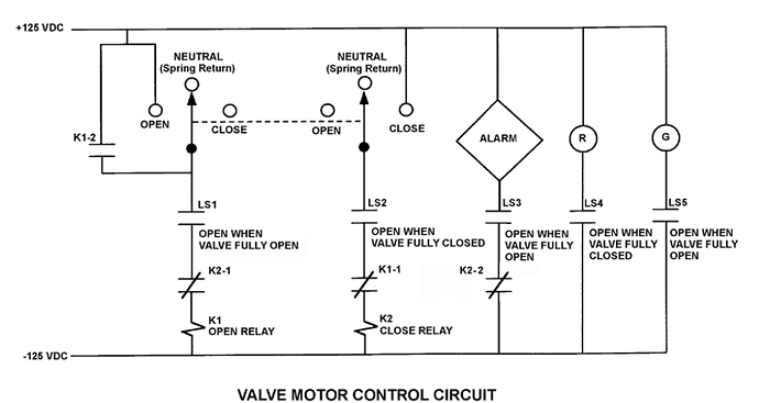 valve motor control circuit -PG-38