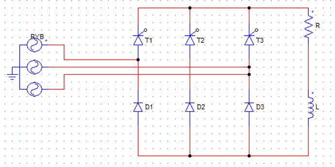 Bridge Type Semiconverter