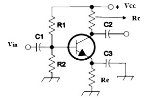 Transistor self bias circuit