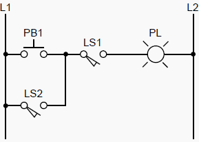Figure 1 - Simple electrical ladder diagram