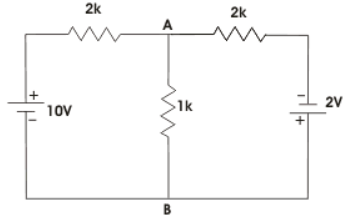 Resistor between the node