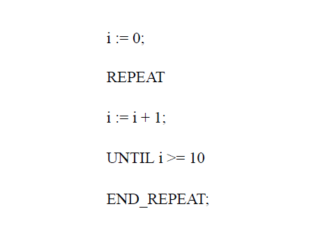 An Example of a Structured Text Program in PLC